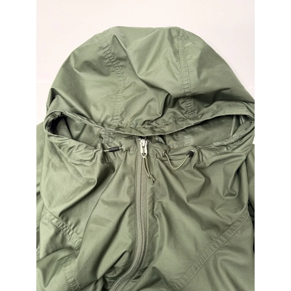 The North Face Windbreaker Jacket Men's Size XXL Green Big & Tall Hiking Camping